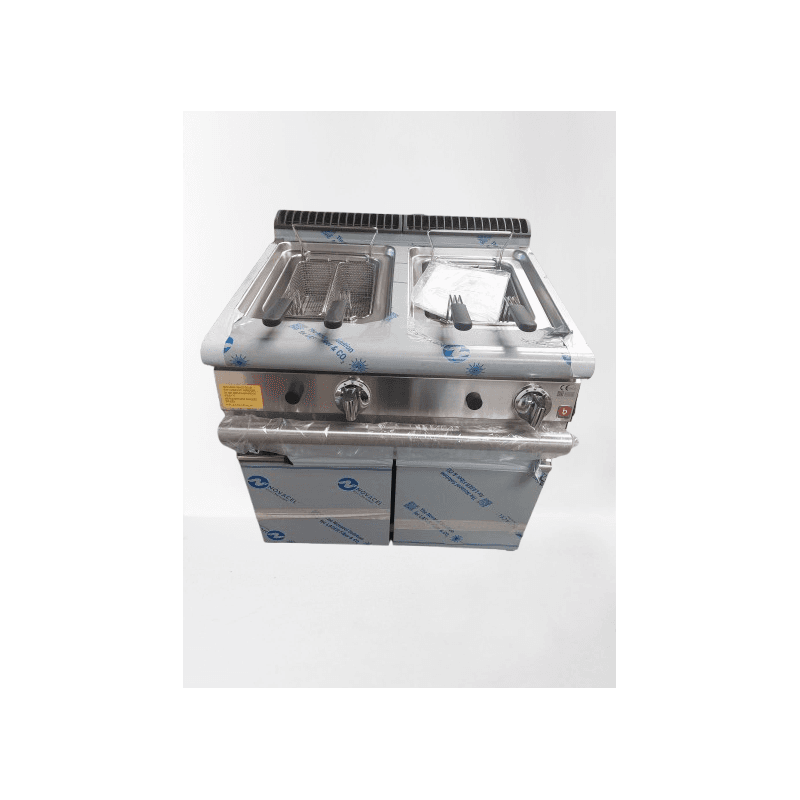 BARON PROFESSIONAL Friteuse gaz monobloc - 15 + 15 litres - Gamme Queen 700 - 70QFRIG815 - Baron