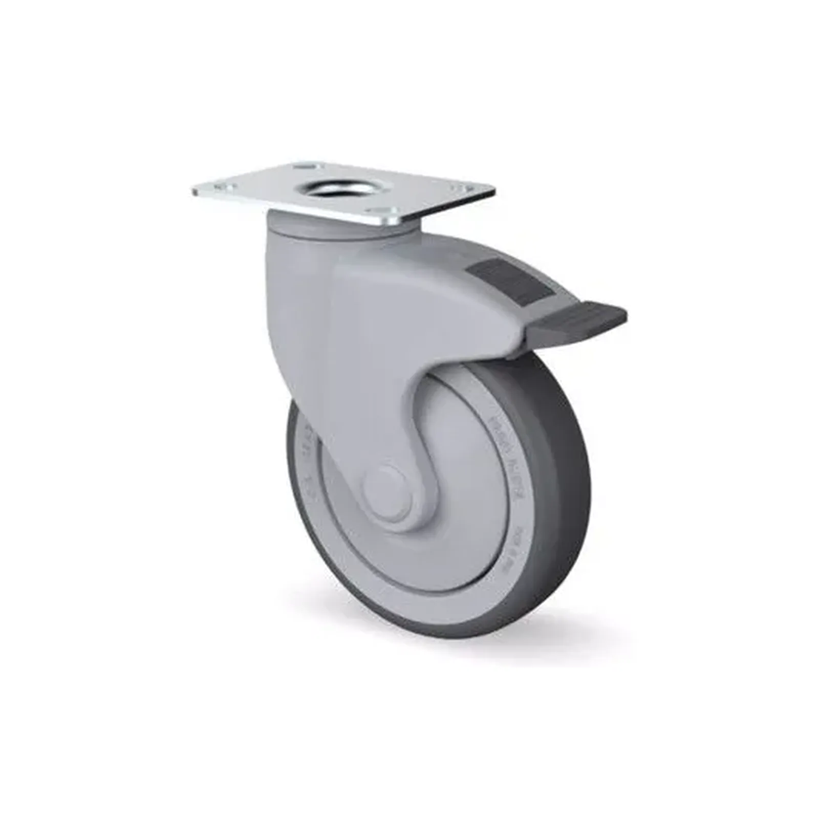 AFINOX Roulette avec frein- grande qualité - pour meubles 800 - Acier inoxydable - AFINOX