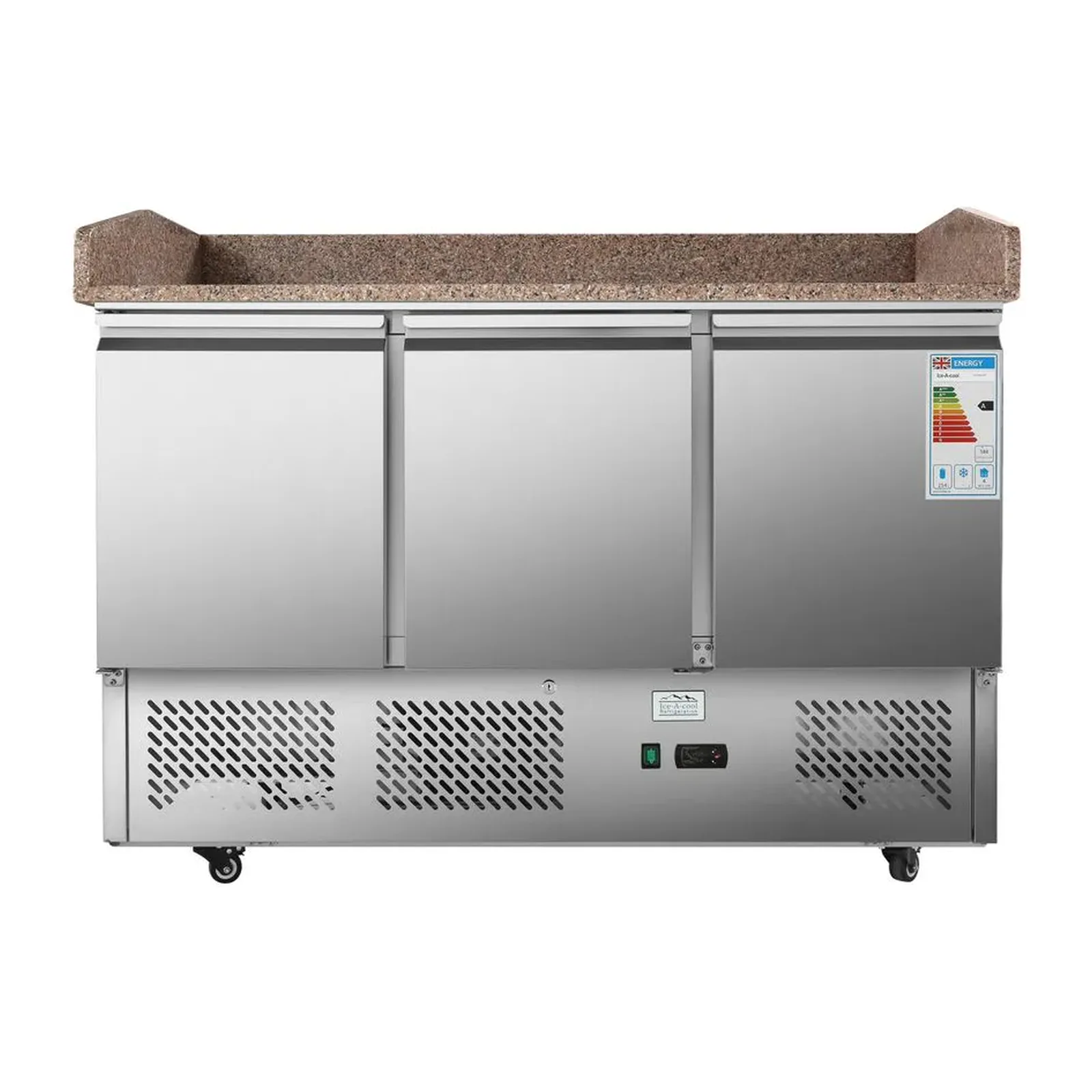 ATOSA Meuble a pizzas 3 portes GN1/1 - ventilé - 380 L - 1365x700x1040 mm - 220V 50Hz - ATOSA