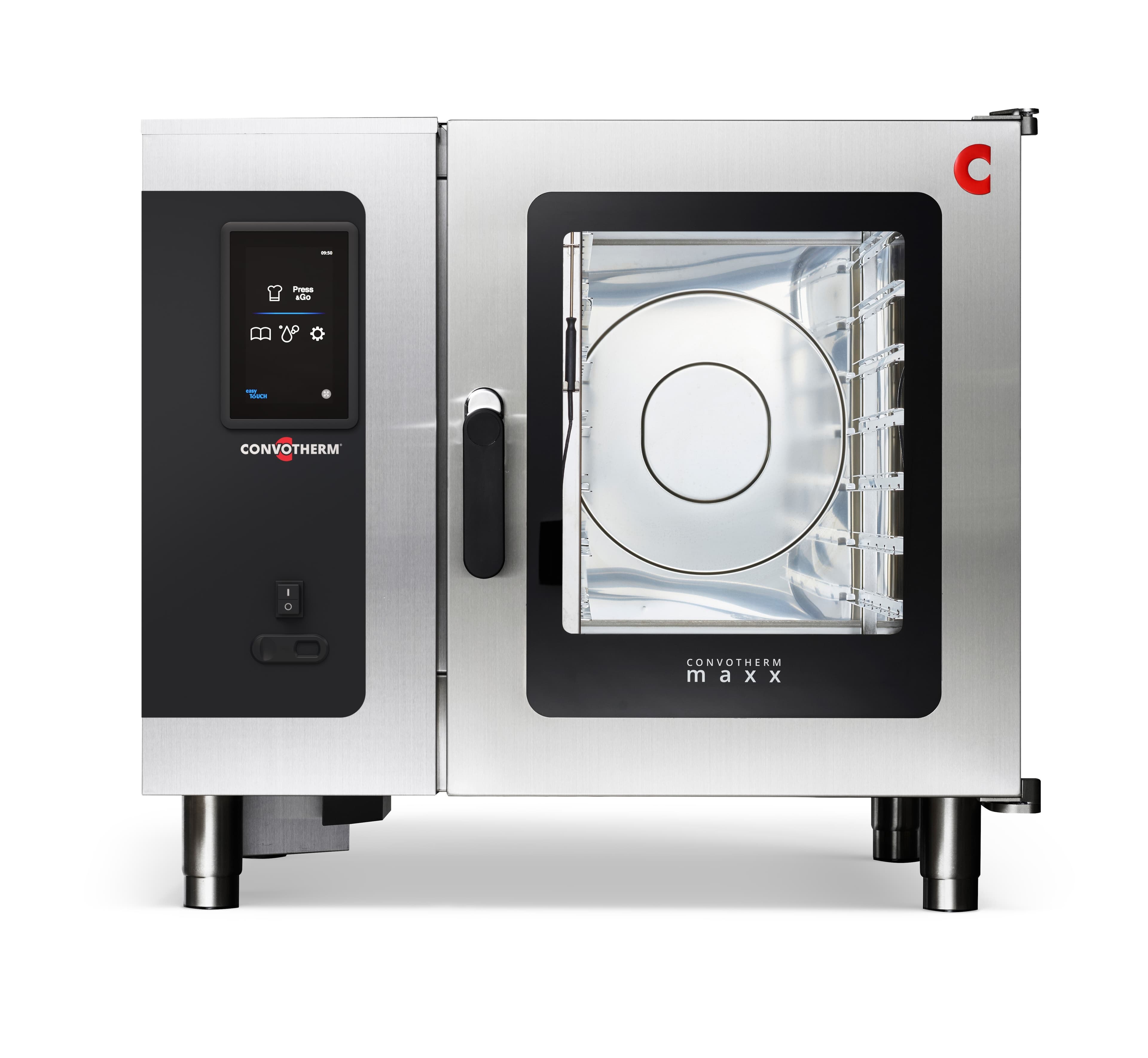 CONVOTHERM Four mixte professionnel - 6+1 niveaux GN 1/1 - 11 kW - vapeur par injection d'eau - 868x857x836 mm - Gaz naturel + raccordement électrique auxiliaire 230V monophasé - CONVOTHERM