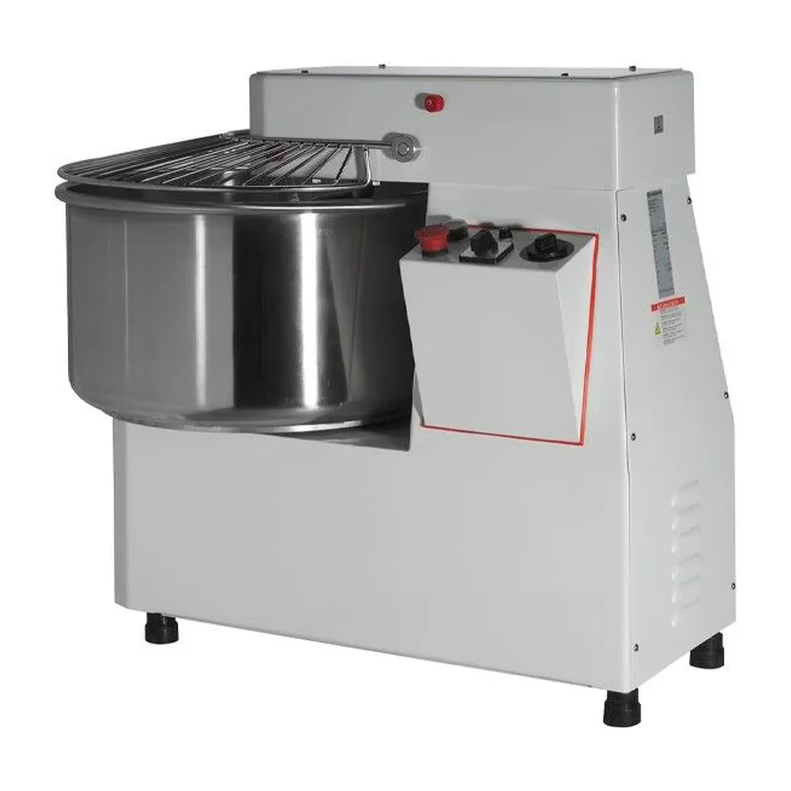 FURNOTEL Pétrin à spirale 15 L - cuve et tête fixes - 320x590x570 mm - 230 V / 1N / 50 Hz - 0.45 kW - FURNOTEL