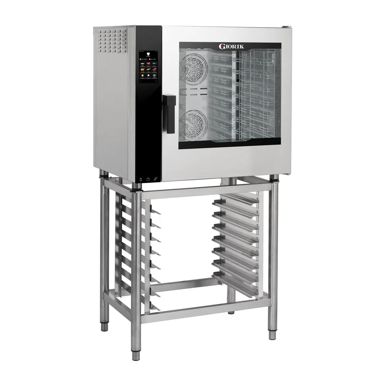 GIORIK Four professionnel - 907x811x850 mm - 400 V TRI + N - Acier inoxydable - GIORIK