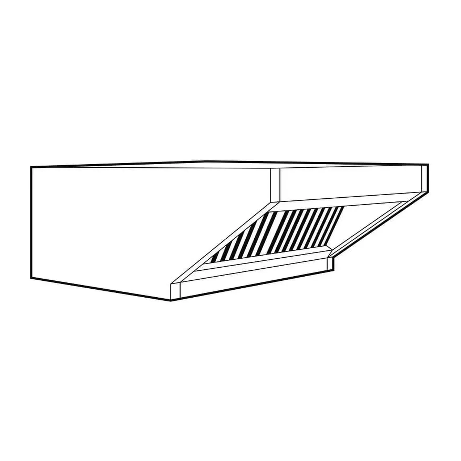 GIORIK Hotte à condensation professionnelle inox - 520x1022x300 mm - Monophasé - Acier inoxydable - GIORIK