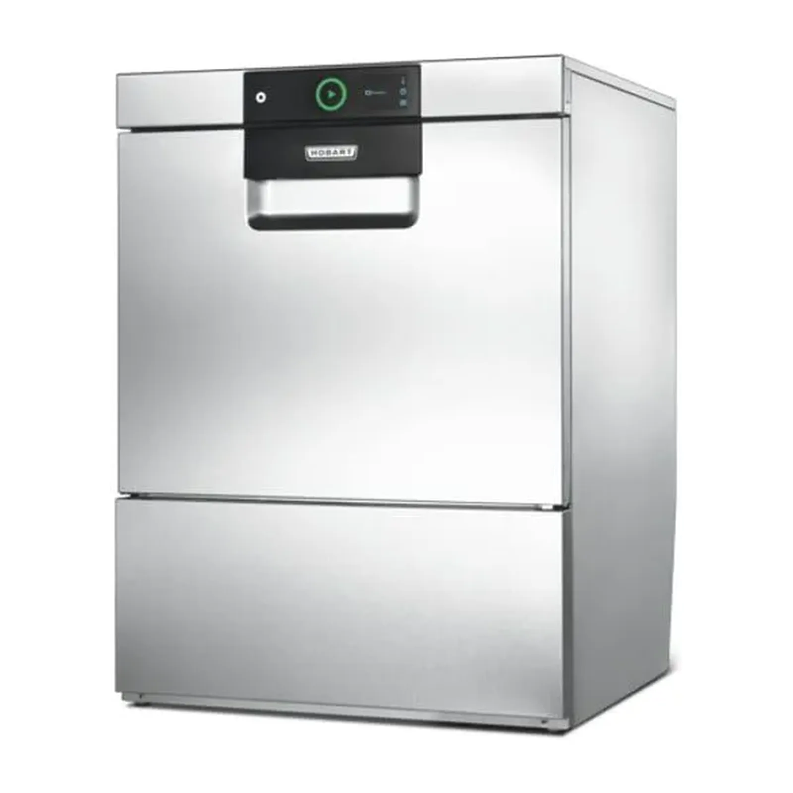 HOBART Lave-verres / lave-vaisselle professionnel compact - 1440 verres/h - 40 paniers/h - panier 500 x 500 mm - 10 programmes - Wi-Fi - 600x603x825 mm - 400V triphasé - HOBART