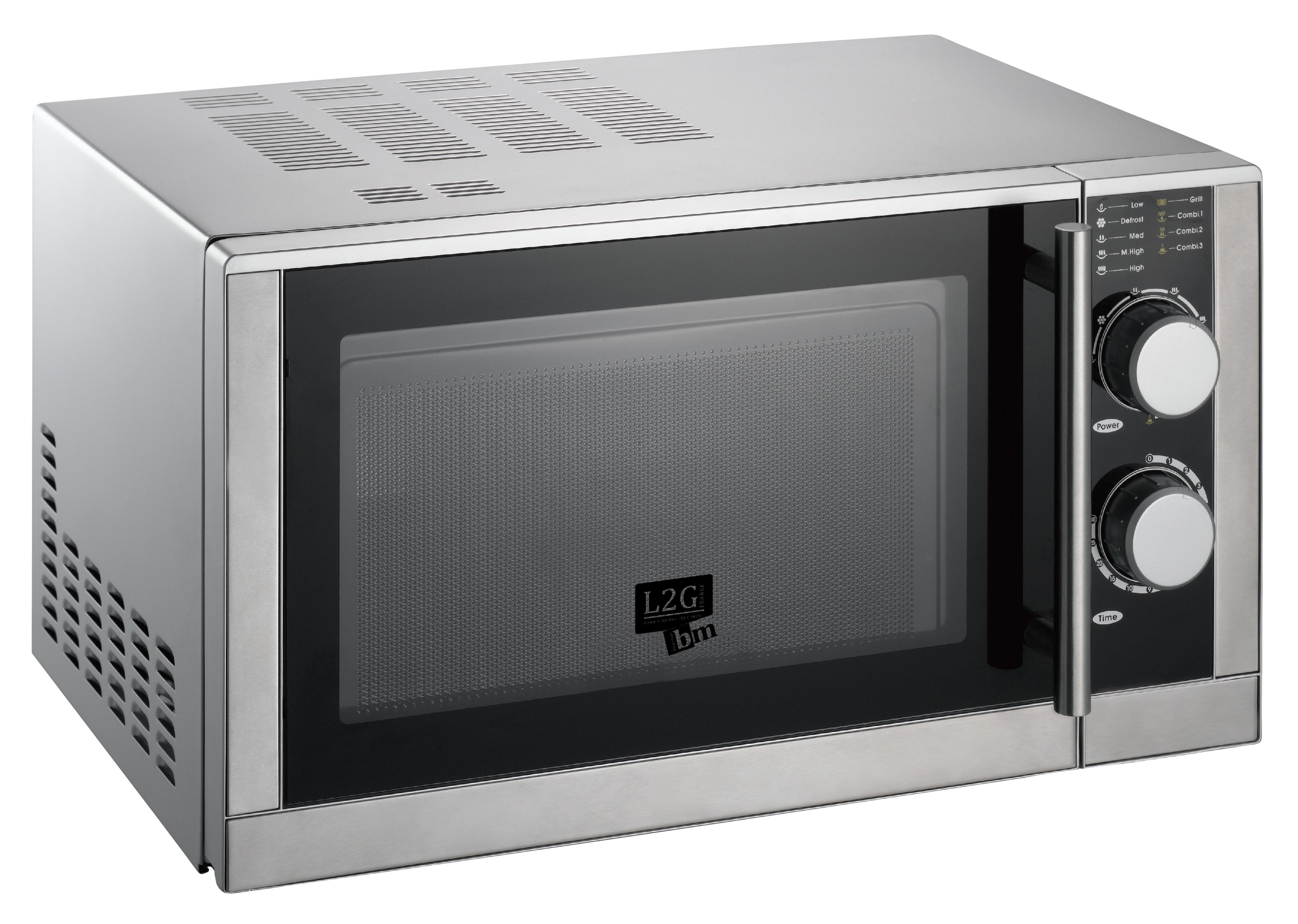 L2G Four micro-ondes grill inox - 25 L - 483x422x281 mm - 230V monophasé - 900 W - L2G
