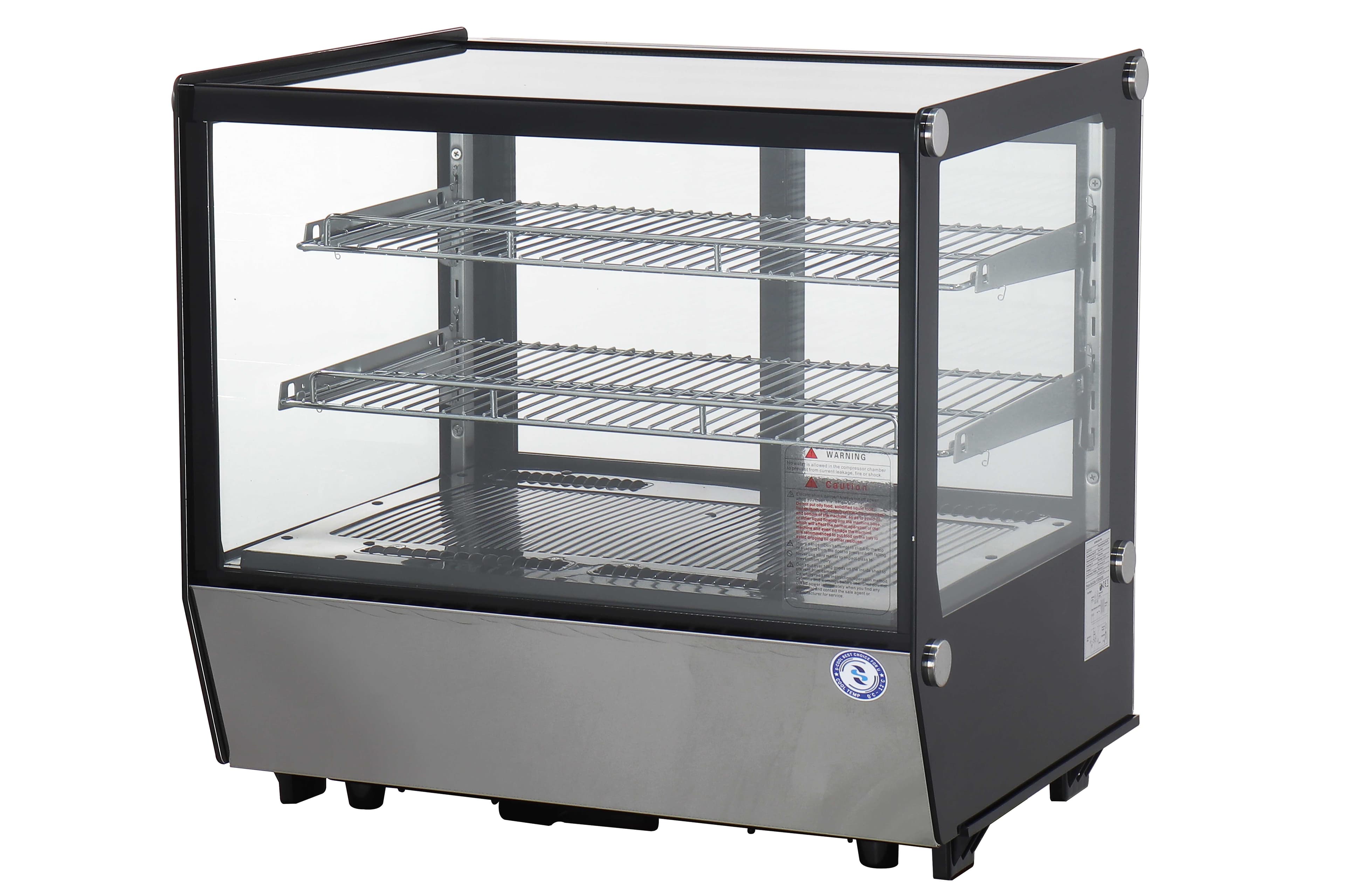 L2G Vitrine de présentation chauffante 3 niveaux - 120 L - 678x568x686 mm - 230V monophasé - +30/+90°C - L2G