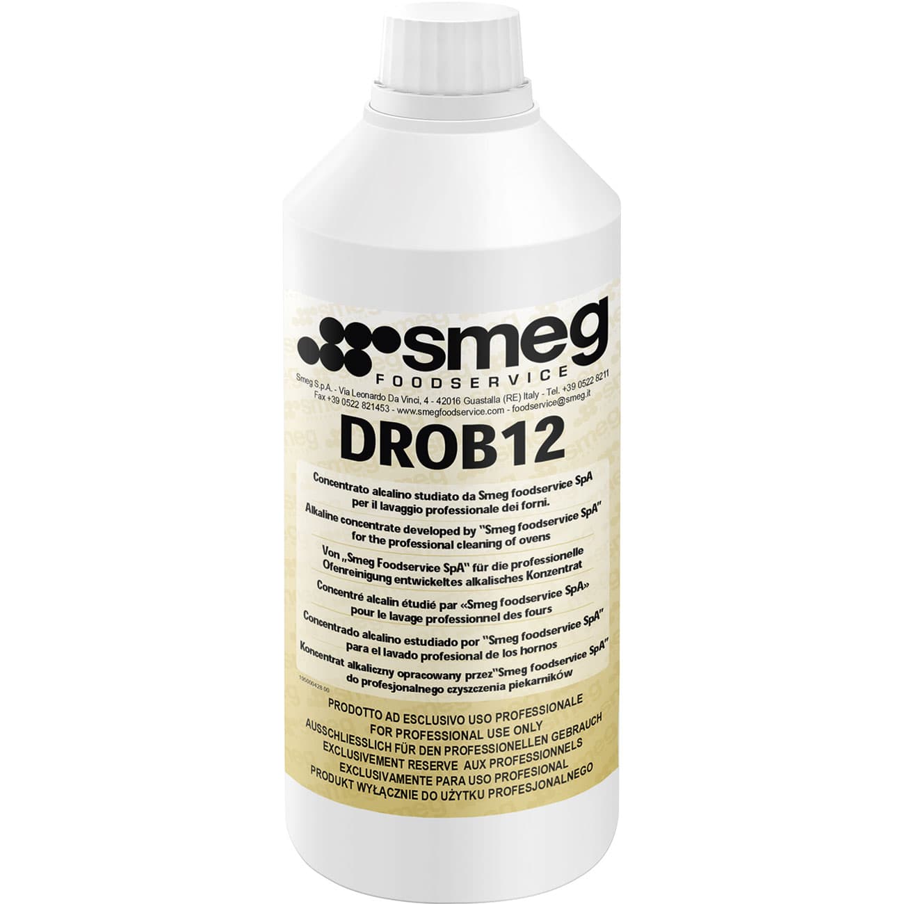 SMEG PROFESSIONAL Détergent alcalin liquide pour fours mixtes Galileo Professional - lot de 12 - SMEG PROFESSIONAL