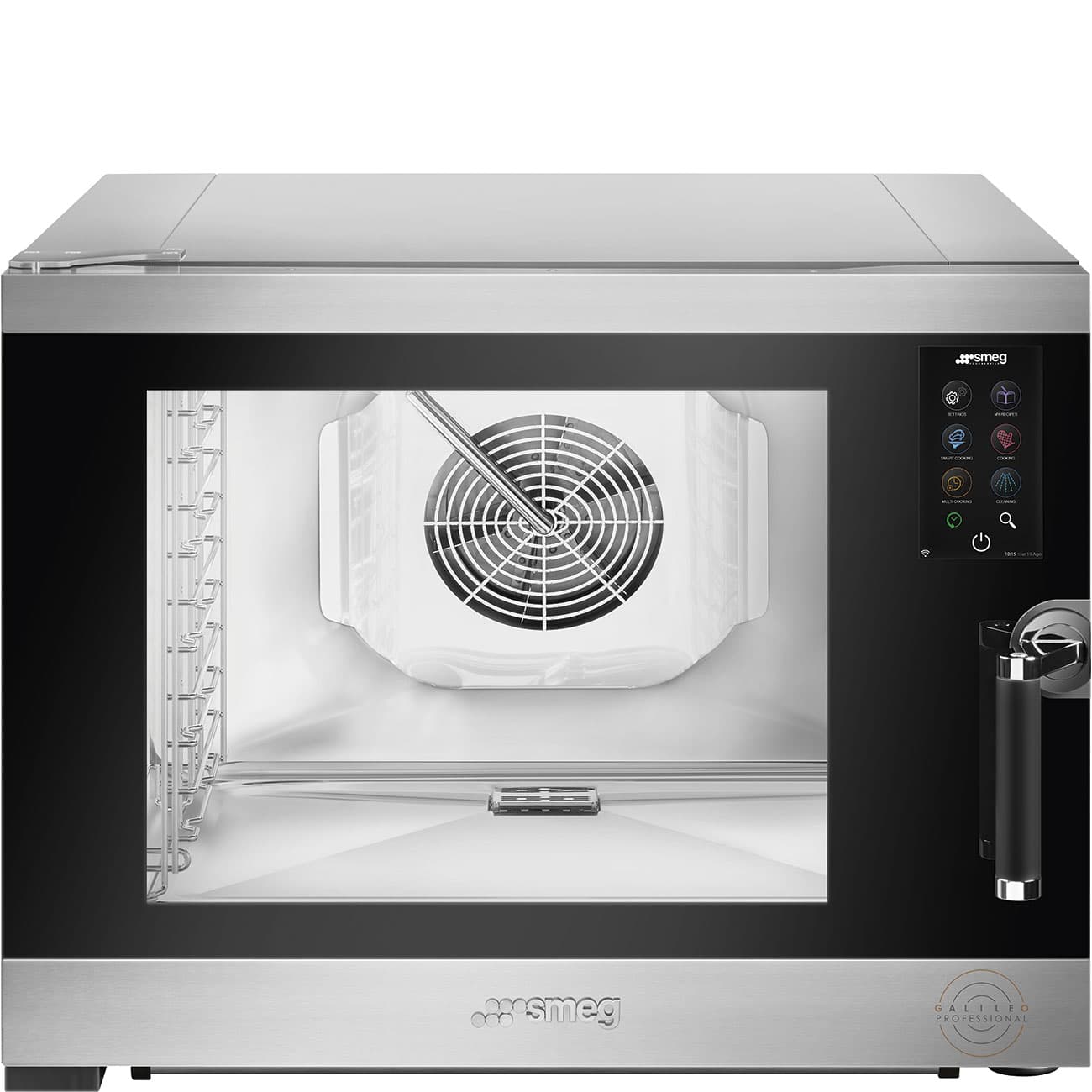 SMEG PROFESSIONAL Four mixte vapeur électronique Galileo Professional - 4 niveaux 600x400 mm - 790x875x645 mm - 400V triphasé - 8 kW - SMEG PROFESSIONAL