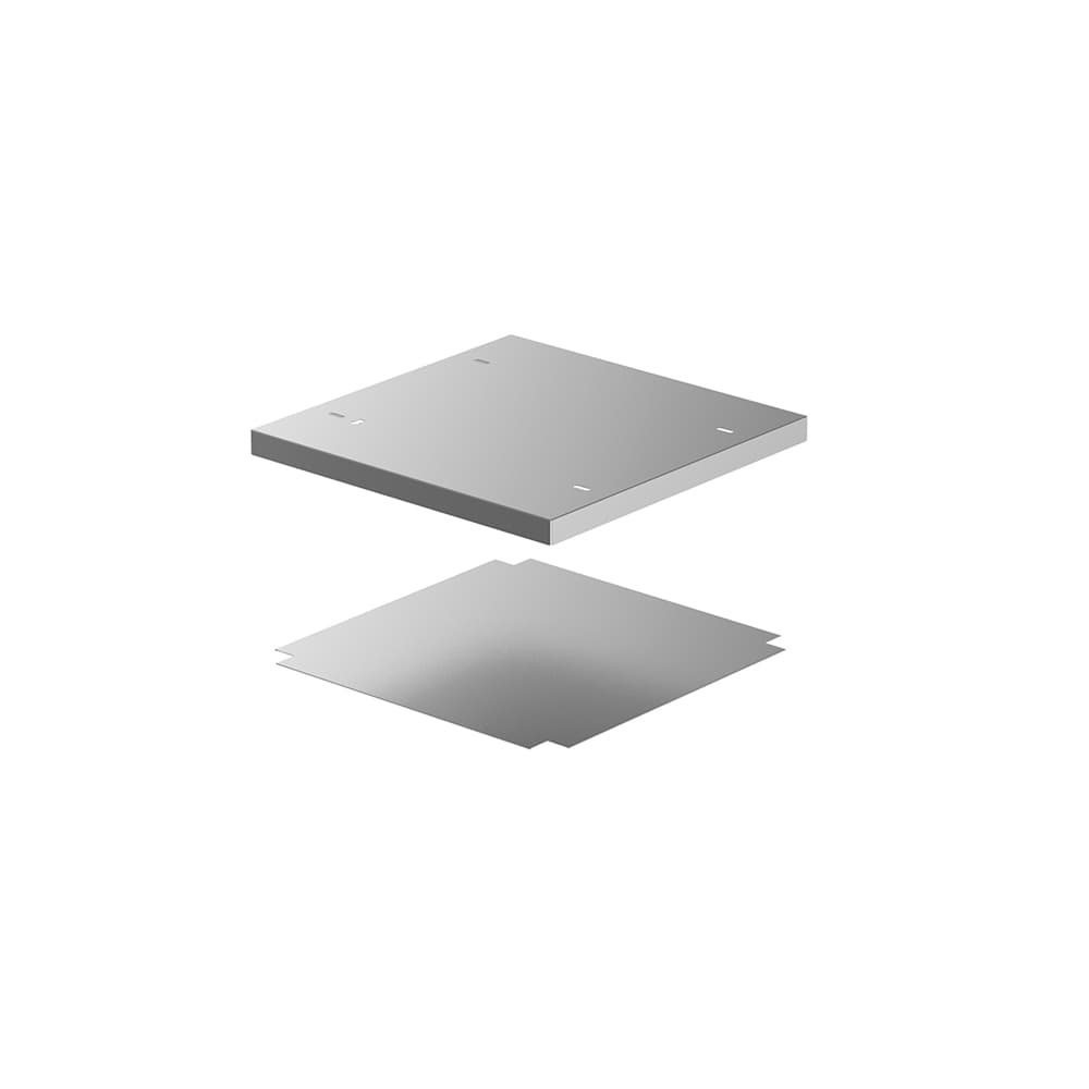 SMEG PROFESSIONAL Kit de 2 étagères inférieure et supérieure inox pour piètement TVL40 - fours ALFA43 - SMEG PROFESSIONAL