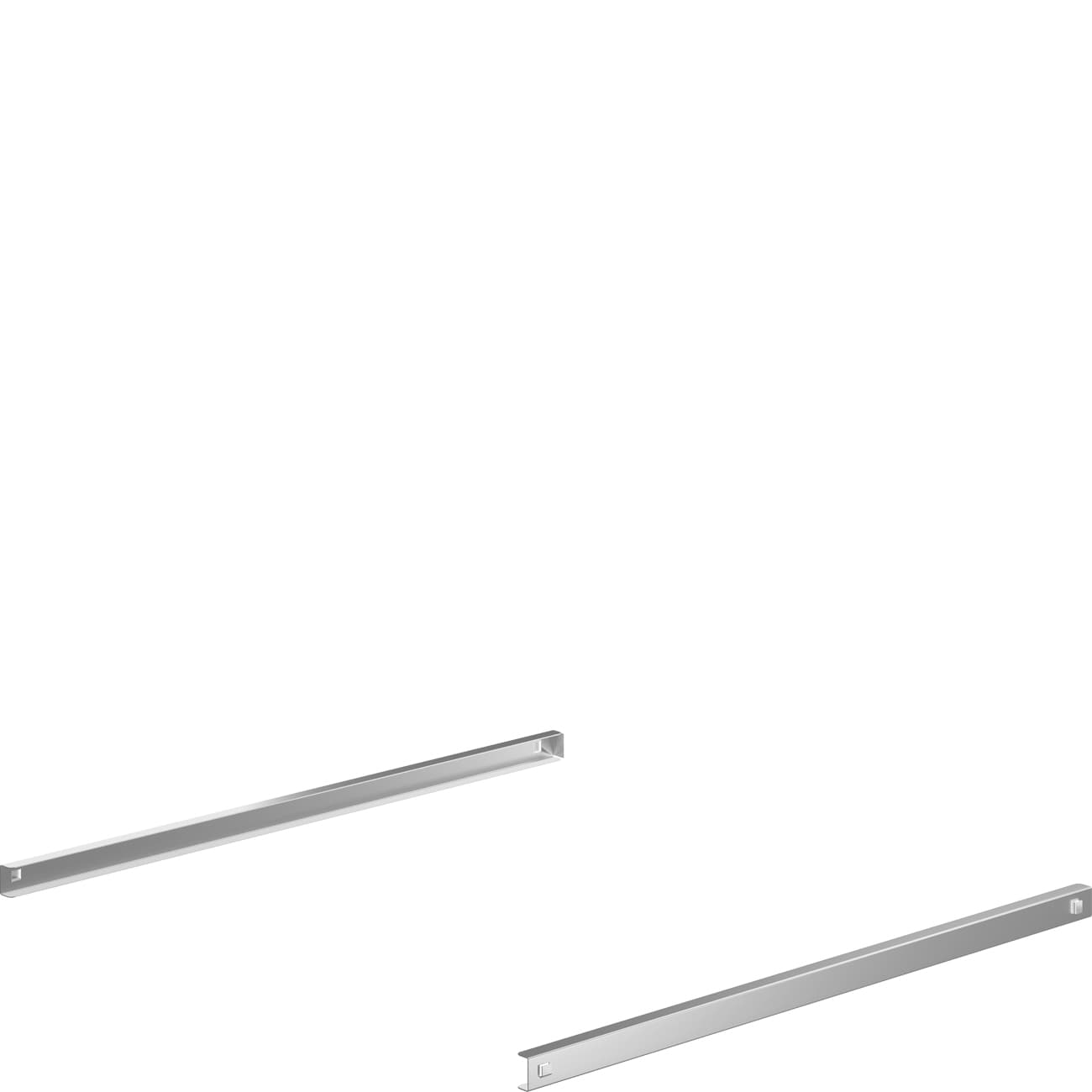 SMEG PROFESSIONAL Kit de 2 glissières latérales inox pour armoires réfrigérées professionnelles à crémaillères - SMEG PROFESSIONAL