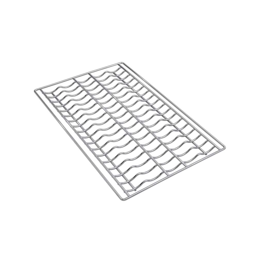 SMEG PROFESSIONAL Kit de 4 grilles ondulées en fil chromé pour baguettes - 600x400 mm - compatible fours ALFA410 / ALFA420 - SMEG PROFESSIONAL