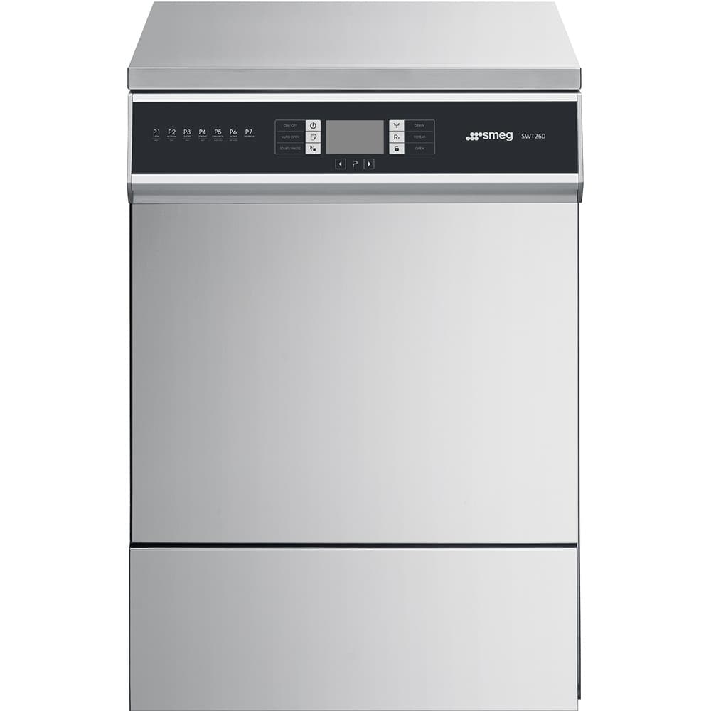 SMEG PROFESSIONAL Lave-vaisselle professionnel à renouvellement d'eau et désinfection thermique - SWT264M - SMEG PROFESSIONAL