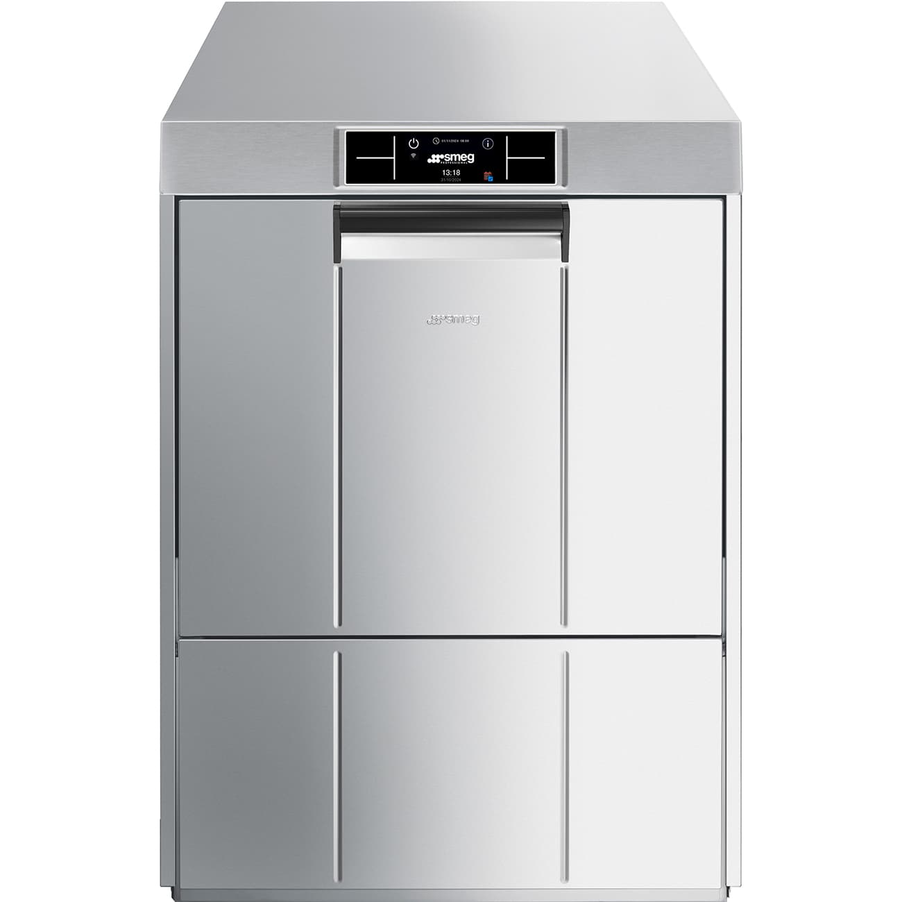 SMEG PROFESSIONAL Lave-vaisselle professionnel frontal Pura double niveau - panier 500x500 mm - 600x600x822 mm - 400V triphasé - 8,4 kW - écran tactile Wi-Fi - SMEG PROFESSIONAL
