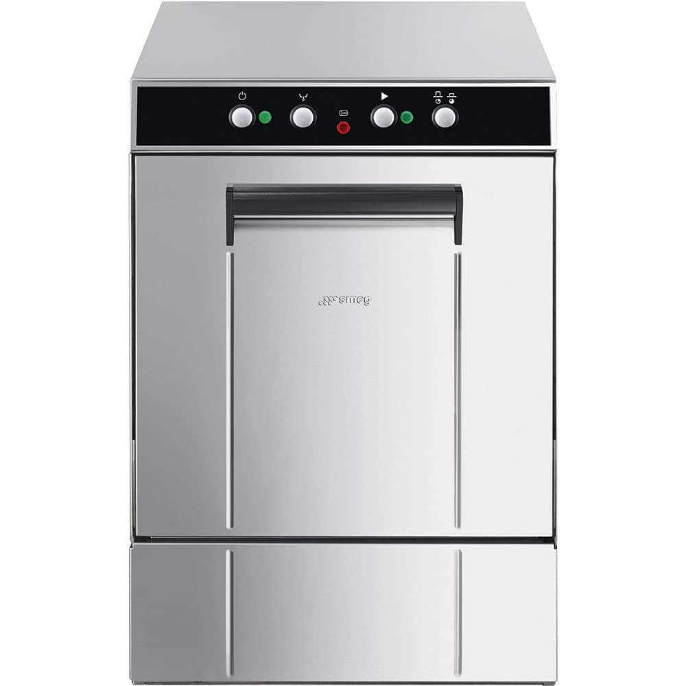 SMEG PROFESSIONAL Lave-verres professionnel Ecoline mécanique avec adoucisseur intégré - panier 400x400 mm - 440x555x670 mm - 230V monophasé - 3 kW - SMEG PROFESSIONAL
