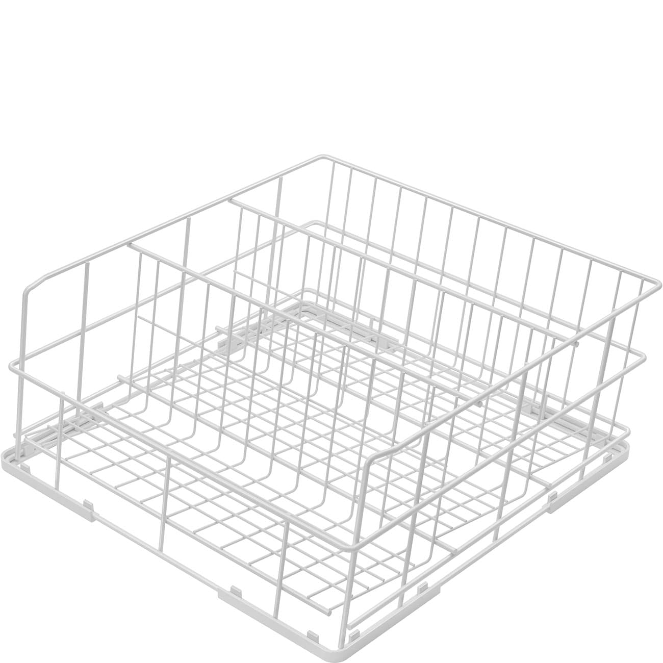 SMEG PROFESSIONAL Panier en fil à fond incliné 3 rangées pour verres à pied - 400x400x165 mm - SMEG PROFESSIONAL