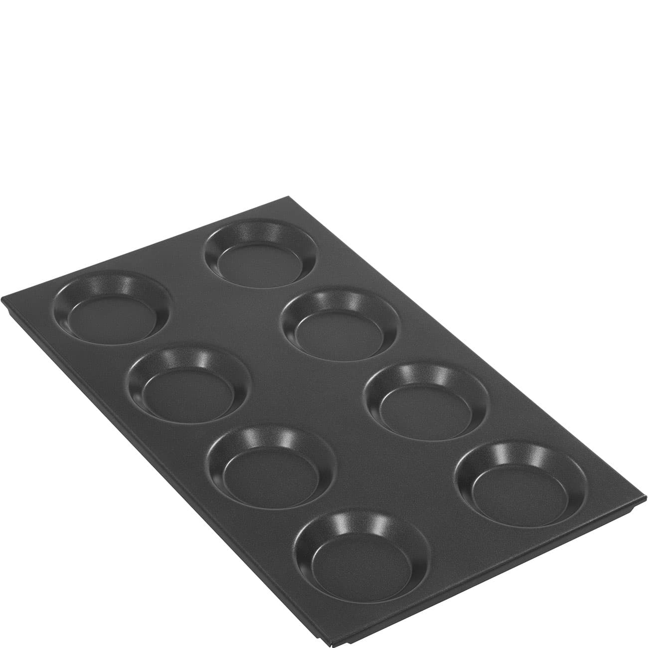 SMEG PROFESSIONAL Plateau anti-adhésif GN1/1 à 8 empreintes en aluminium revêtu téflon - fours mixtes Galileo Professional - SMEG PROFESSIONAL
