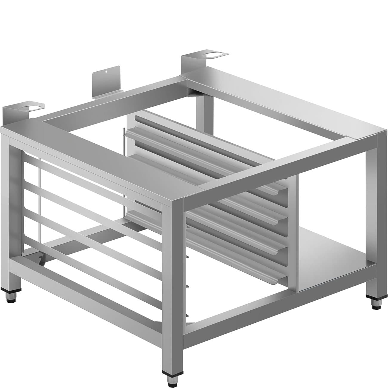 SMEG PROFESSIONAL Support inox 4 niveaux pour four mixte Galileo Professional - GN1/1 et 600x400 mm - 800x750x500 mm - SMEG PROFESSIONAL