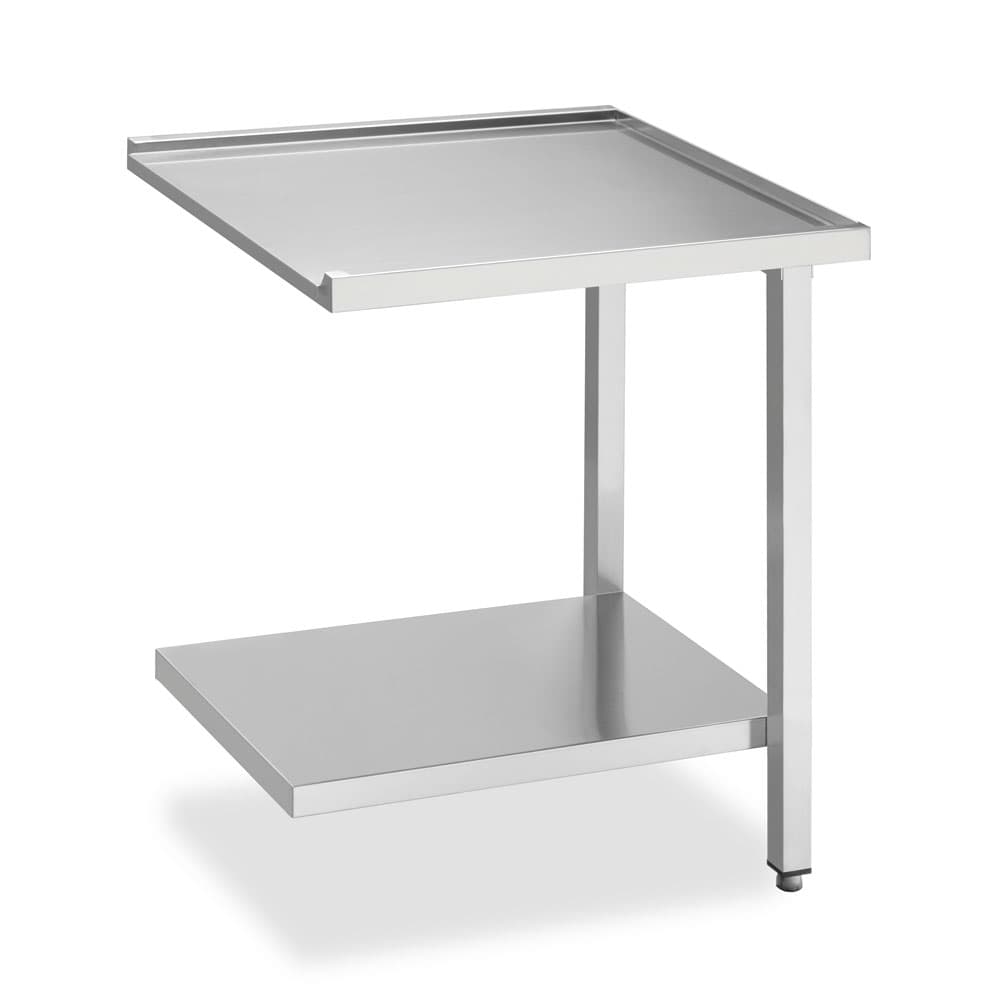 SMEG PROFESSIONAL Table universelle réversible inox à accouplement frontal avec étagère basse - 705x660x821 mm - pour lave-vaisselle à capot - SMEG PROFESSIONAL